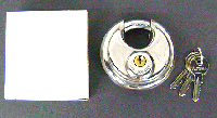 CIRCLE PAD LOCK 80MM BOXED