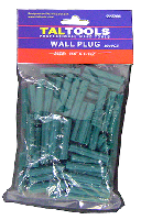 WALL PLUGS 1/4 X 1-1/2 100PC