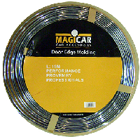 DOOR EDGE MOLDING SILVER 15M/ROLL