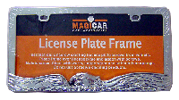 LICENSE PLATE FRAME EAGLE PLASTIC