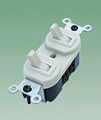 DOUBLE WALL SWITCH  U10 2F