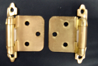 STEEL CABINET HINGE POLISH BRASS